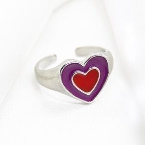 Retro Heart Ring